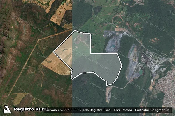 Imagem de satélite de FAZENDA CEDRO ? POLÍGONO 3 - GLEBA 10 em Montes Claros - MG