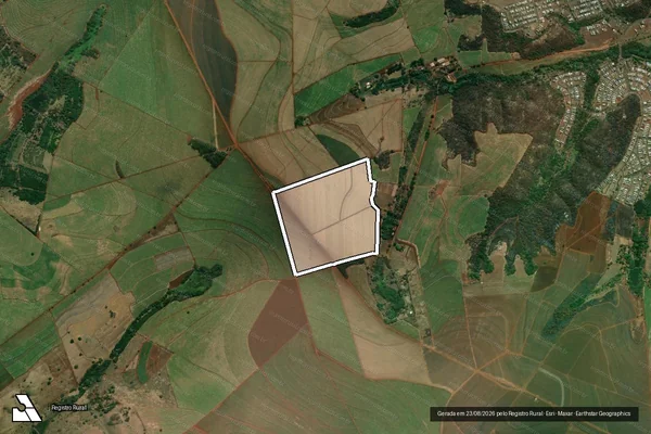 Imagem de satélite de Sitio Santa Inês - Parte 1 em Ribeirão Preto - SP