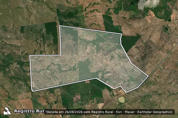 Imagem de satélite de Fazenda Ponderosa - Fazenda Ponderosa em Miranda do Norte - MA