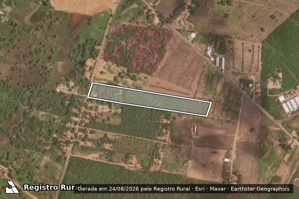 Imagem de satélite de SÍTIO ADELINA ROSA - Parte 2 (BREJINHO)-GLEBA 2 em Bom Jesus - PI