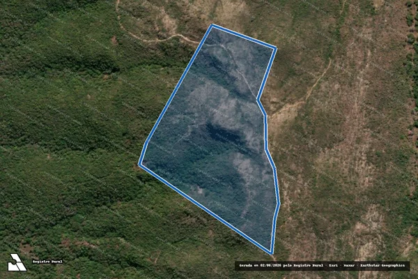 Imagem de satélite de Fazenda Porteira - GLEBA 01 em Fruta de Leite - MG