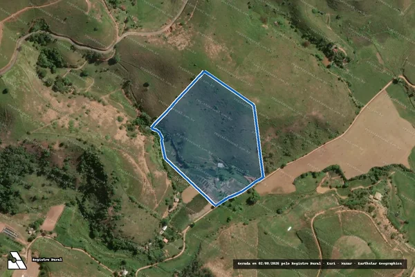 Imagem de satélite de Fazenda Bom Retiro - Parcela 1 em Muriaé - MG