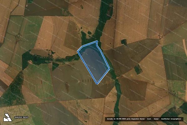 Imagem de satélite de FAZENDA CAMPANHA E CAMPO GRANDE - Parte 1 em Itumbiara - GO
