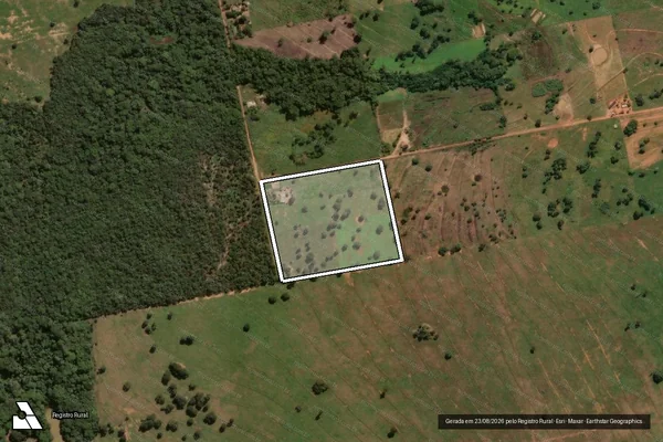 Imagem de satélite de FAZENDA NOVA ALIANÇA ? LOTE 01 - Lote 1 em Coxim - MS