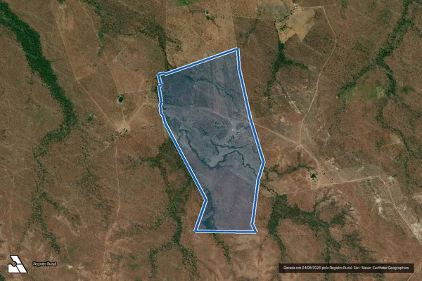 Imagem de satélite de GLEBA POMBA, DATA FAZENDA GRANDE - 001 em Riachão - MA