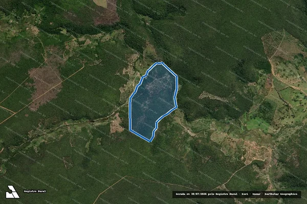 Imagem de satélite de RESERVA LEGAL 02 - PROJETO DE ASSENTAMENTO CRAUNO - Gleba Unica em Jequitinhonha - MG