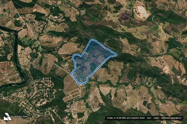 Imagem de satélite de FAZENDA CAPUAVA, PALMITAL E MORATO - Gleba 1 em Conceição do Pará - MG