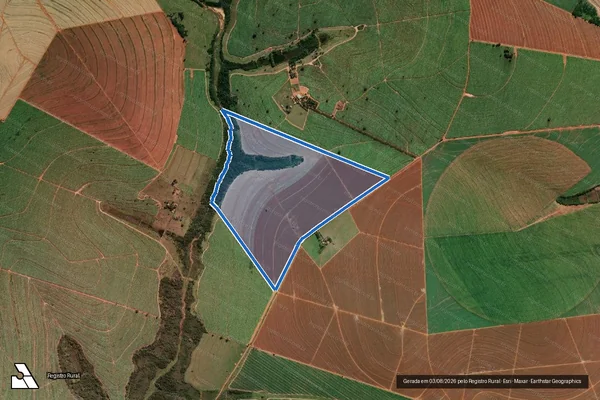 Imagem de satélite de Fazenda Fortaleza IV - Fazenda Fortaleza ? Gleba A em Paraguaçu Paulista - SP