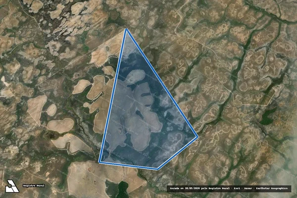 Imagem de satélite de Fazenda Jatapu - Parte 1 em Bonfim - RR
