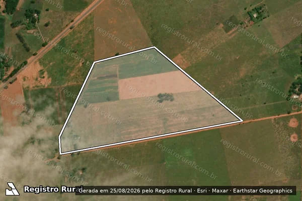 Imagem de satélite de ASSENTAMENTO ESTADUAL ARCO IRIS - PA0042S00Q00L045 em Mirante do Paranapanema - SP