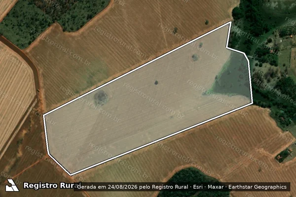 Imagem de satélite de FAZENDA RECANTO DOS URUBUS - 001 em Turvânia - GO