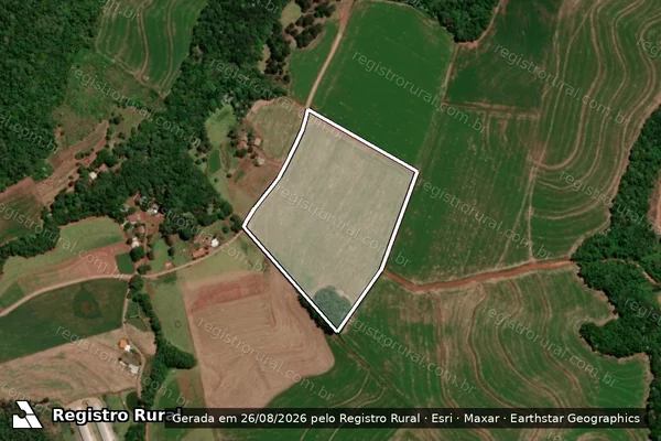 Imagem de satélite de LOTE RURAL N°65 DA GLEBA N°21-DV - PARTE I em Dois Vizinhos - PR