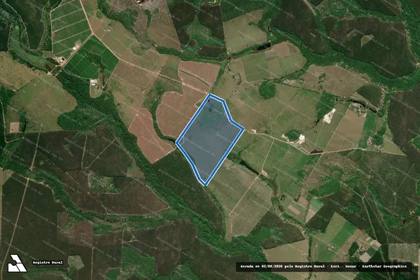 Imagem de satélite de FAZENDA SÃO JUDAS TADEU - Parte 4 em Caravelas - BA