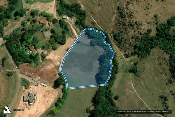 Imagem de satélite de CASA DE CAMPO SANTANA DO CUIABANO - GLEBA GRANDE E GLEBA E - FAZENDA ESPÍRITO SANTO - HARAS 24 em Valinhos - SP