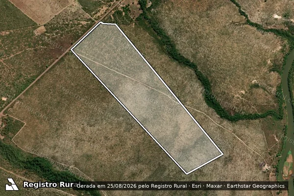 Imagem de satélite de FAZENDA BREJO SECO - 001 em Tasso Fragoso - MA