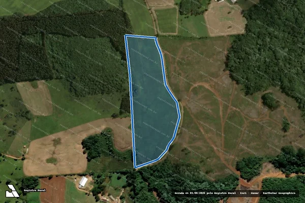 Imagem de satélite de FAzenda Pedra Lisa - Gleba 02 em Catanduvas - SC