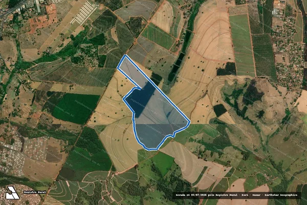 Imagem de satélite de Fazenda Nossa Senhora de Fatíma  - Gleba B em São José do Rio Preto - SP