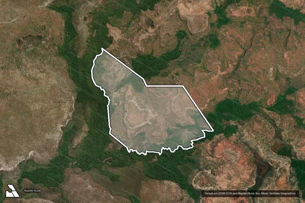 Imagem de satélite de Lote 13 do Loteamento Piabanha Gleba 2 – 2° Etapa em Lizarda - TO