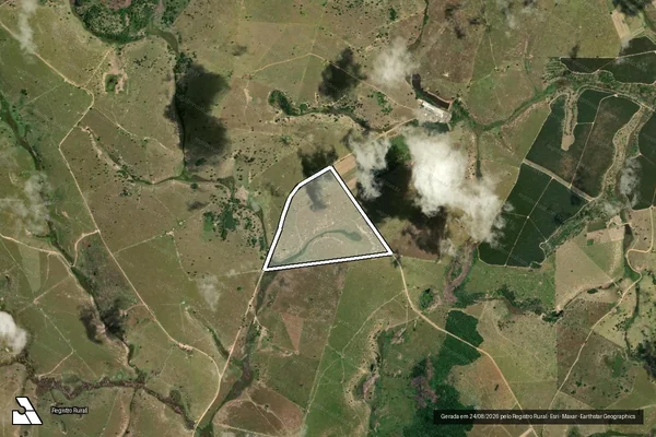 Imagem de satélite de Fazenda dos Ipes - Parcela 2 em Montanha - ES