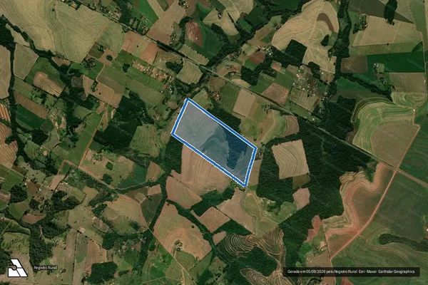 Imagem de satélite de LOTE DE TERRAS C - LOTE DE TERRAS "C" em Campo Mourão - PR