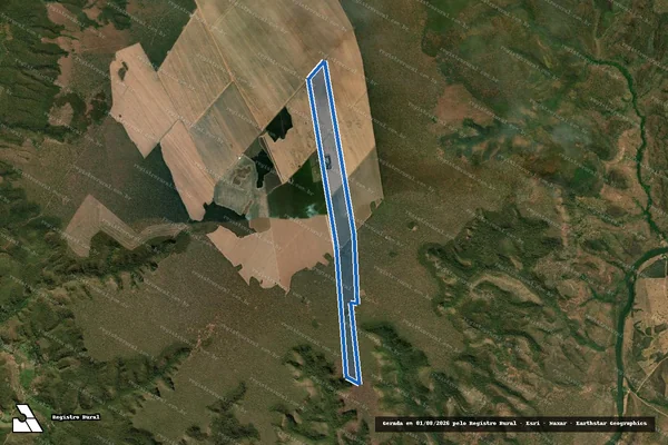 Imagem de satélite de Fazenda Mississipi II - Parcela 02 em Loreto - MA