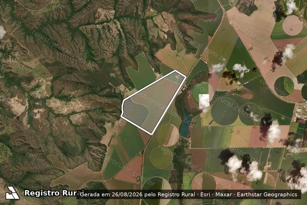 Imagem de satélite de FAZENDA RIACHO FRIO em Brasília - DF
