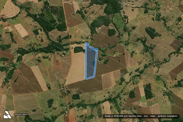 Imagem de satélite de FAZENDA BOM SUCESSO - 001 em Anicuns - GO