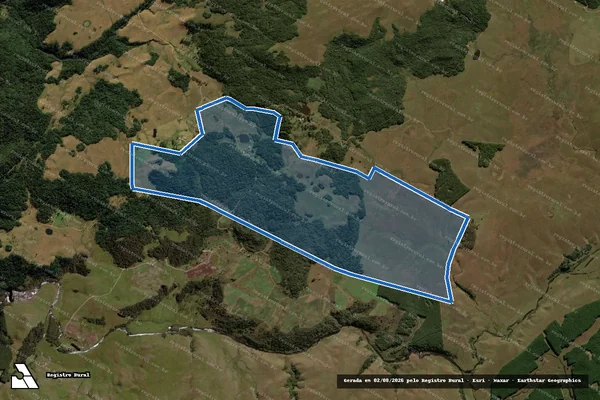 Imagem de satélite de Fazenda Santana em São Francisco de Paula - RS