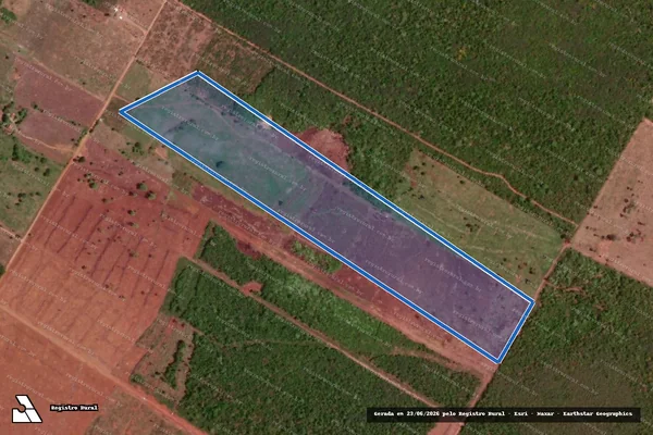 Imagem de satélite de Fazenda Saco Danta I - Lote 102 em Formosa do Rio Preto - BA