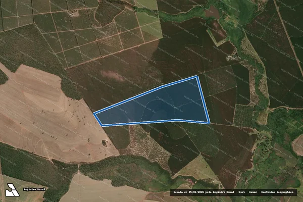 Imagem de satélite de Fazenda Cara Preta - Matricula 5038 em Santa Rita do Passa Quatro - SP