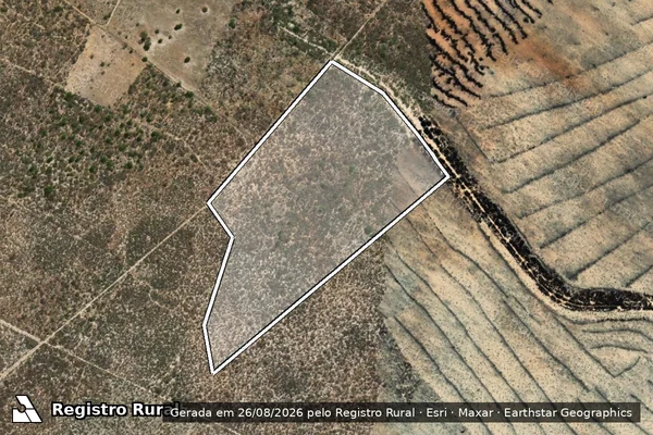 Imagem de satélite de FAZENDA BAIXIO DE IRECÊ/FAZENDA ANDRÉ - Lote 59-G em Xique-Xique - BA