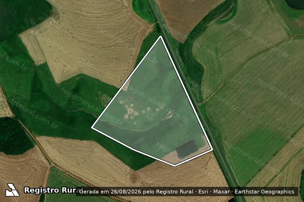 Imagem de satélite de Imóvel rural sem denominação - Parcela 05 em Boa Vista do Incra - RS