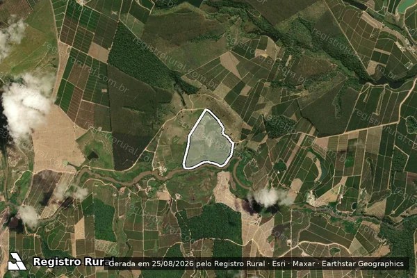 Imagem de satélite de Fazenda São Joaquim - Parte B ? Dim em Vila Valério - ES