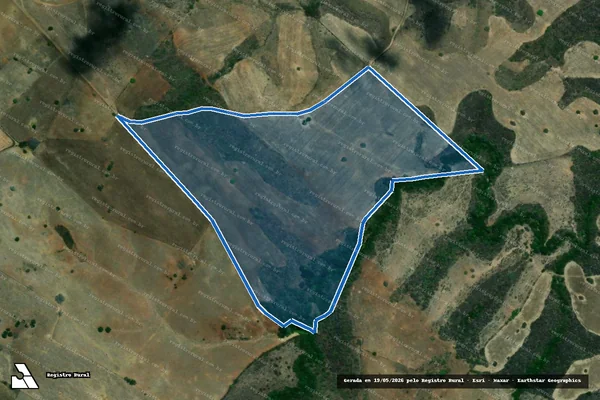Imagem de satélite de Fazenda Chalé da Serra - Parte 3 em Simão Dias - SE
