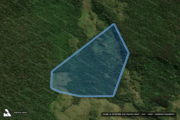 Imagem de satélite de SÍTIO EUCALIPTO - SERRA DA ESPERANÇA em Prudentópolis - PR