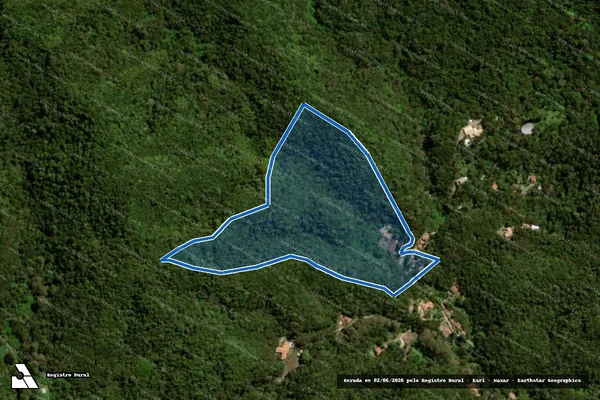 Imagem de satélite de Sítio Monte Líbano - PARCELA 06 em Guaramiranga - CE