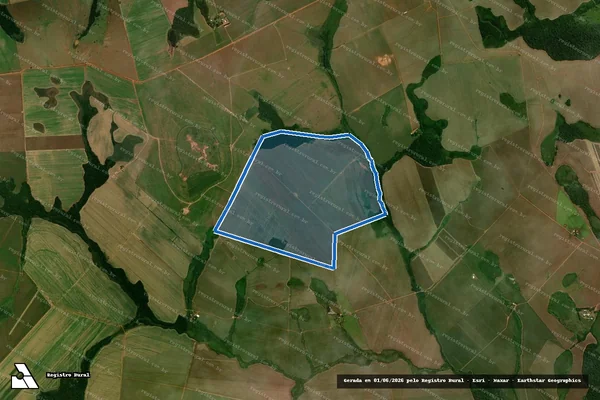 Imagem de satélite de FAZENDA CAFUNDÓ - Única em Maracaju - MS