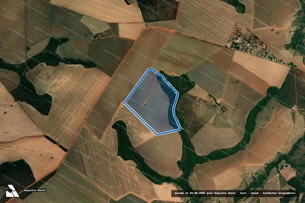 Imagem de satélite de Fazenda Santo Antonio da Boa Vista, Limoeiro da Samambaia e Limoeiro do Bebedouro - 001 em Guarda-Mor - MG