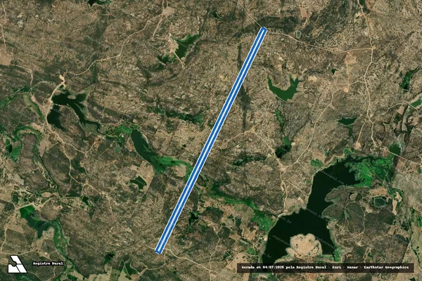 Imagem de satélite de Sítio Maritacaca - Parcela Única em Timbaúba dos Batistas - RN