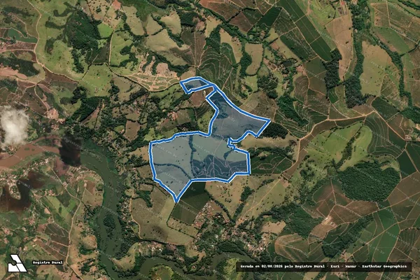 Imagem de satélite de FAZENDA MATO DENTRO - FAZENDA MATO DENTRO 2 em Varginha - MG