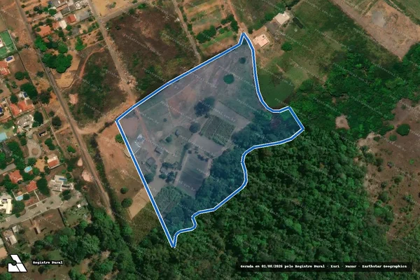 Imagem de satélite de Fazenda Gama ? Gleba ?C-1? - Chácara 01 em Brasília - DF
