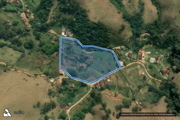 Imagem de satélite de SÍTIO SÃO JOSÉ - Parte 1 em Passa Quatro - MG