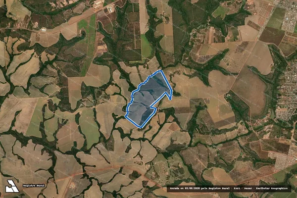 Imagem de satélite de Fazenda Coqueiro - Fazenda Coqueiro ? Gleba A em Água Boa - MT