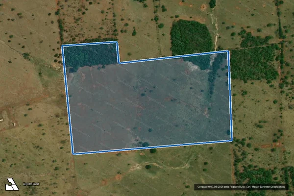 Imagem de satélite de Sitio Boa Vista - Parcela 1 em Santa Rita do Pardo - MS