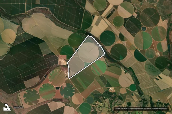 Imagem de satélite de Fazenda Água Limpa, lugar denominado ?Fazenda Antagordense? - Gleba 1 em Iraí de Minas - MG
