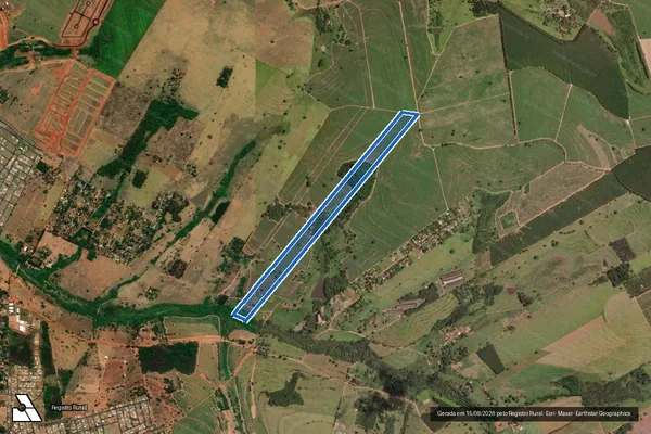 Imagem de satélite de Quinhão "b" - Parte 1 em São José do Rio Preto - SP