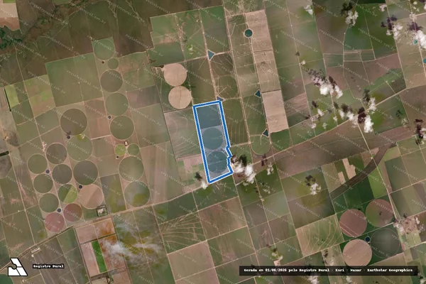 Imagem de satélite de Fazenda Agropecuária São José - Parte 3 - Parte 1 em Correntina - BA