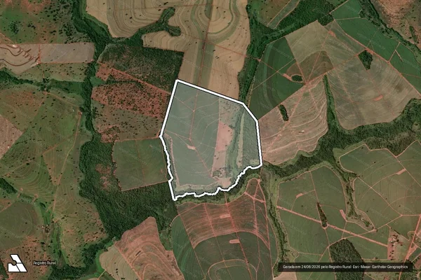 Imagem de satélite de FAZENDA BOM SUCESSO - 001 em Carneirinho - MG