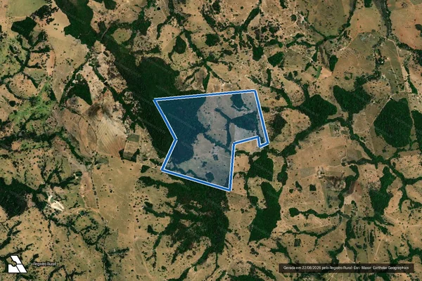 Imagem de satélite de FAZENDA FAZENDINHA E MAIA em Guaraíta - GO