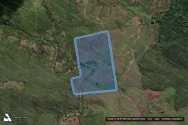 Imagem de satélite de Sítio Furna - Parcela 1 em Ingá - PB
